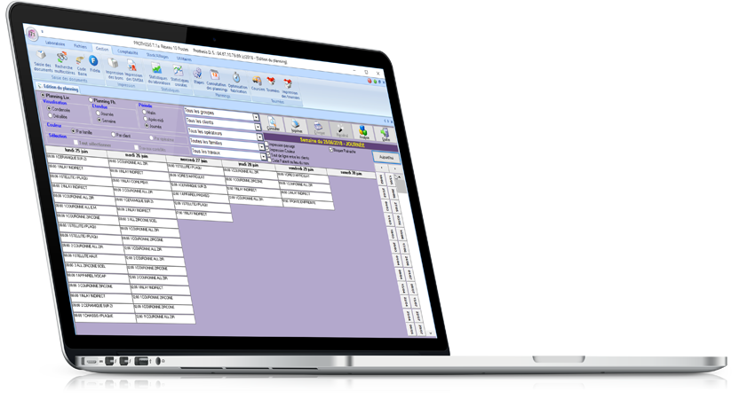 PROTHESIS 7.2 - Plannings